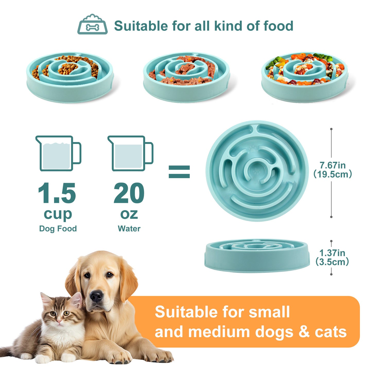 Silicone Slow Feeder Dog Bowls