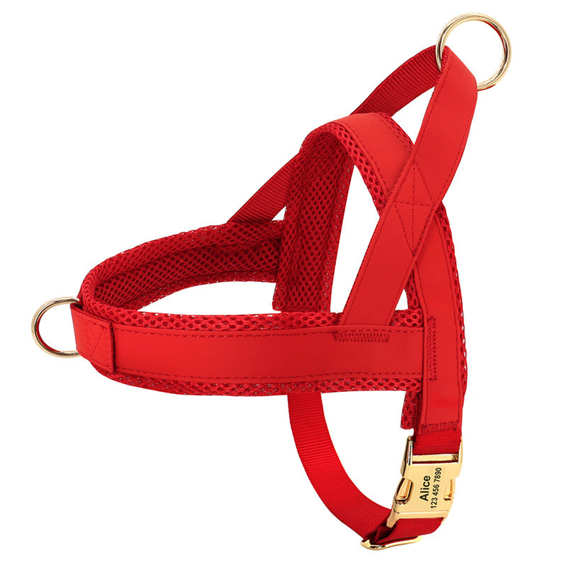 Lettering Large Dog Vest Chest Harness