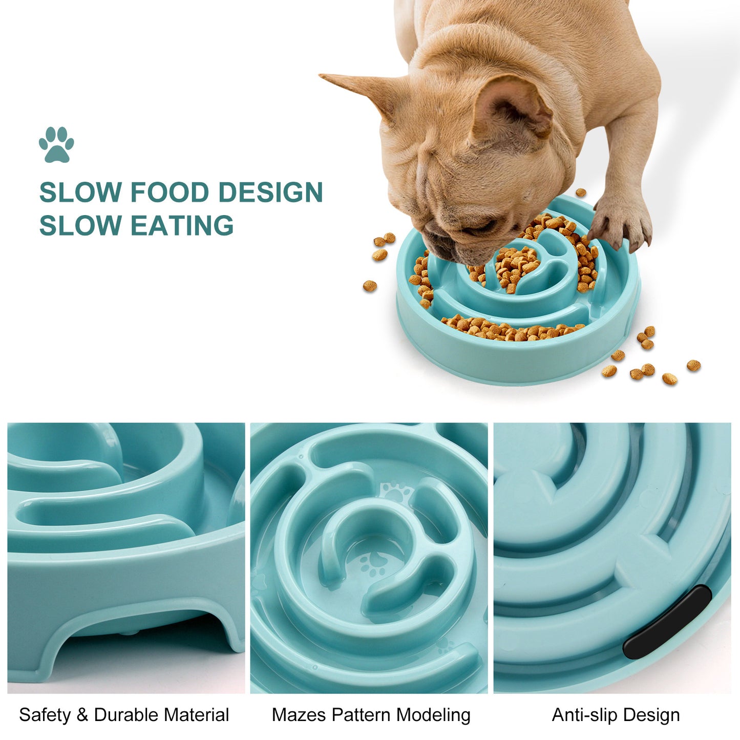 Silicone Slow Feeder Dog Bowls