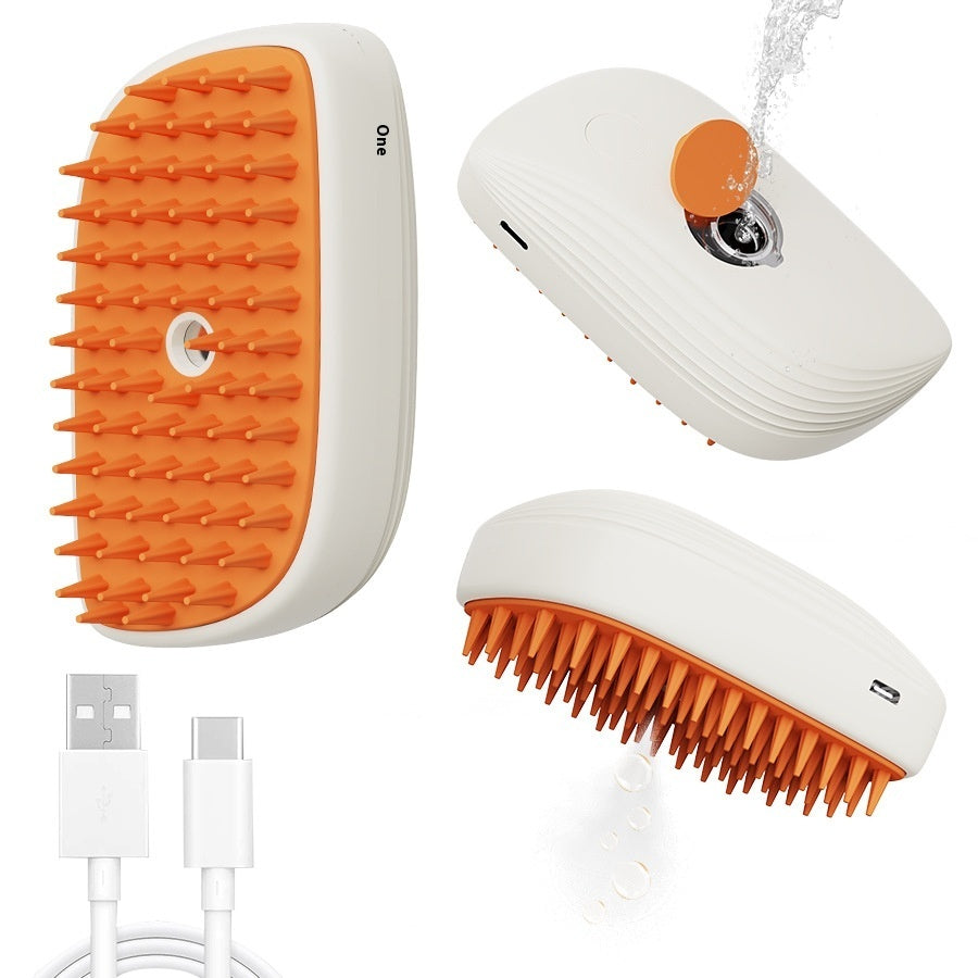 Steam Brush Spray Massage Comb
