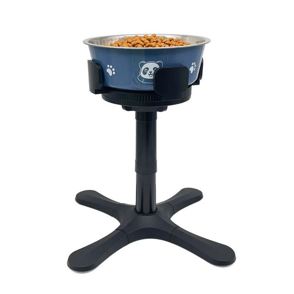 Adjustable Elevated Dog Food Bowls Stand Anti Slip Stability Pet Bowl Holder For Medium And Large Pets Pet Water Food Bowl
