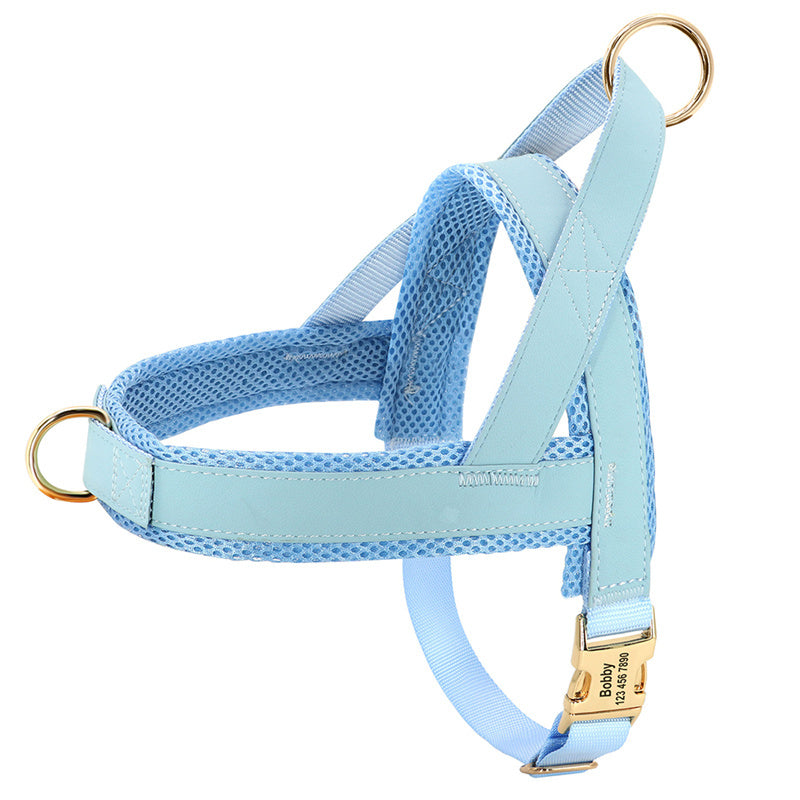 Lettering Large Dog Vest Chest Harness