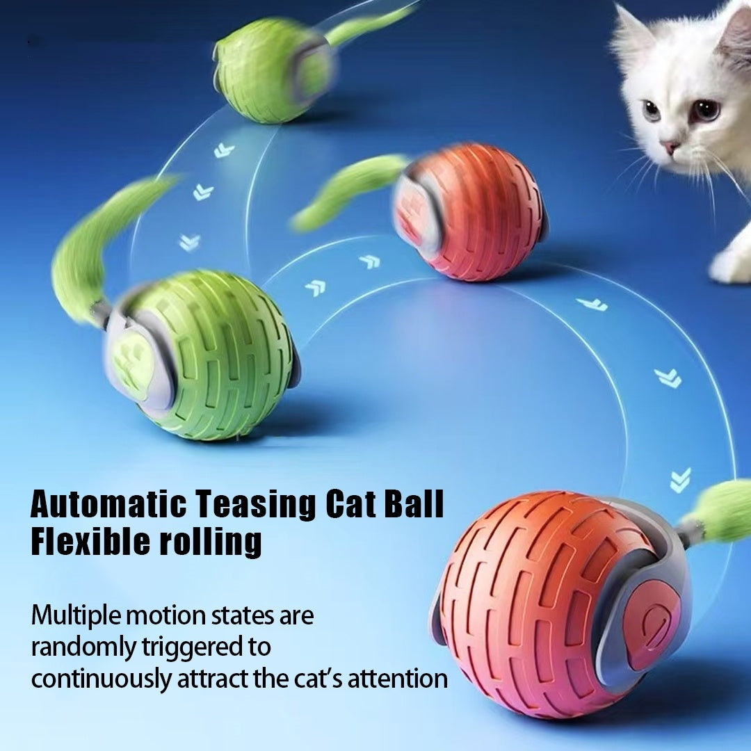 Auto Electric Rolling Ball Toys For Cat