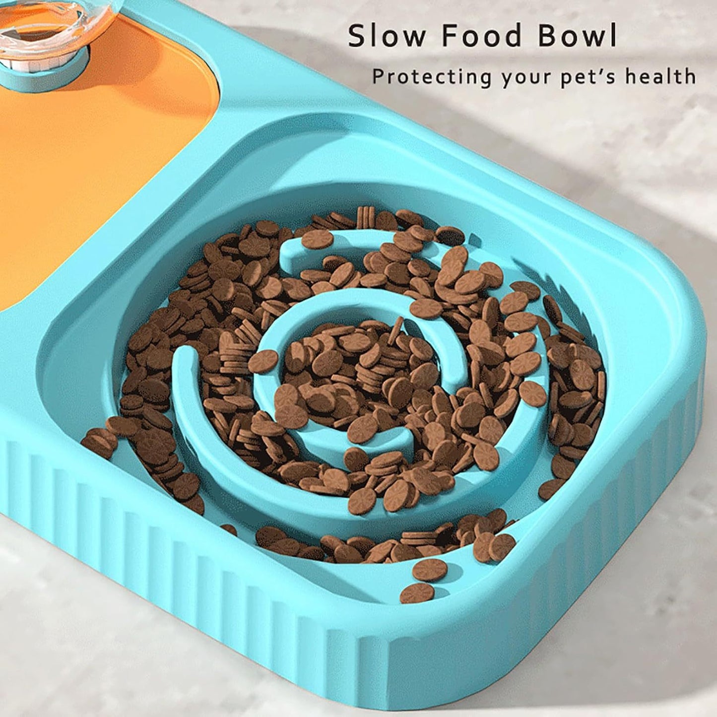 Cat Dog Food And Water Bowl Set