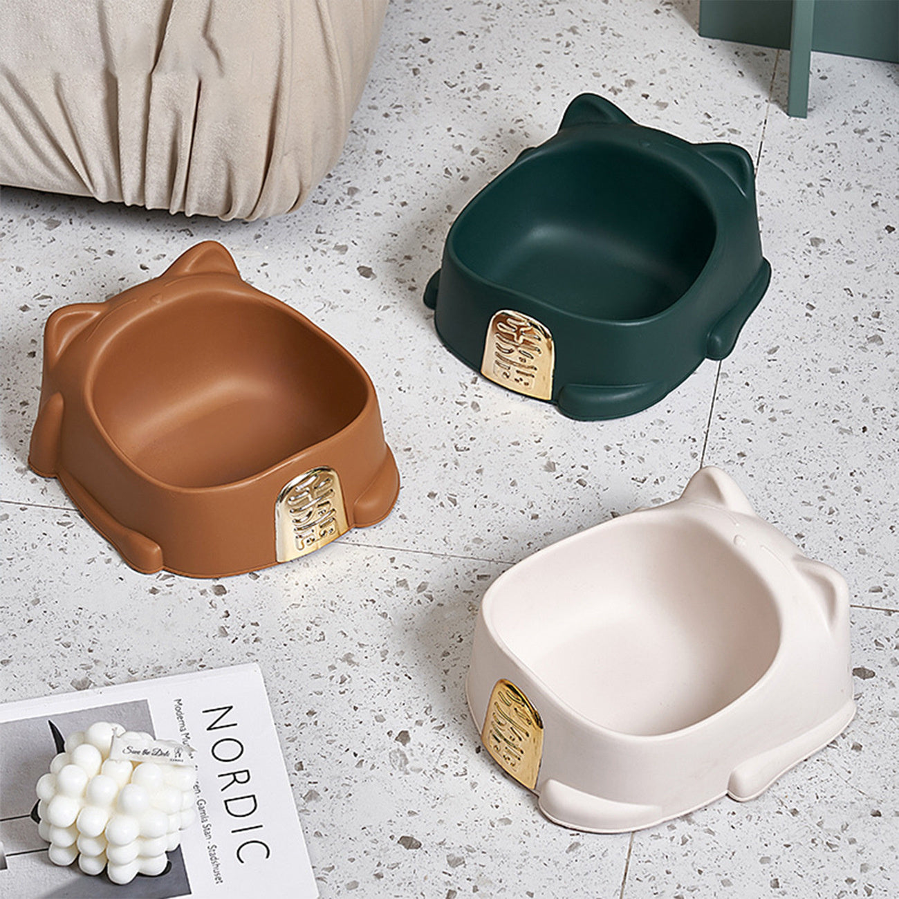 Pet Food Bowl Anti-Choking Feeder