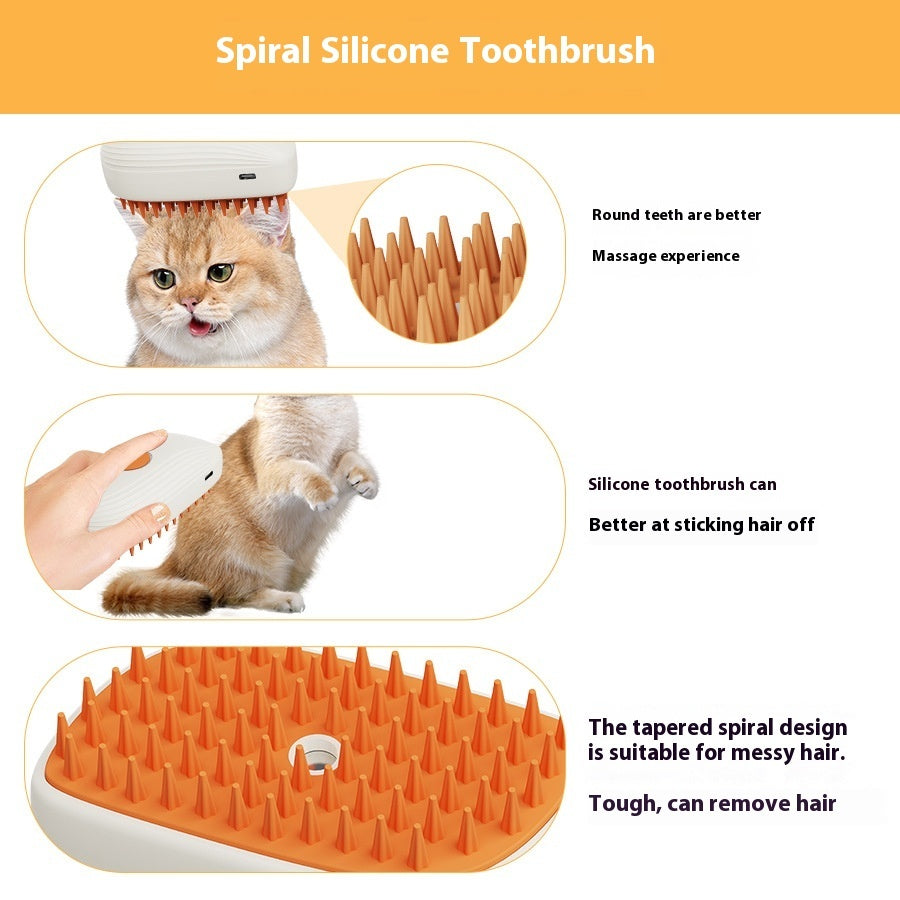 Steam Brush Spray Massage Comb