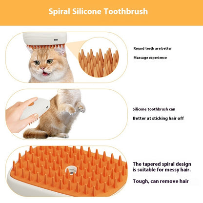 Steam Brush Spray Massage Comb
