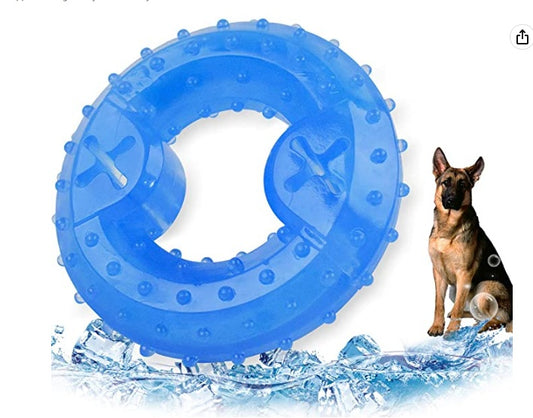 Teething Ring Freeze Dogs Chew Toy