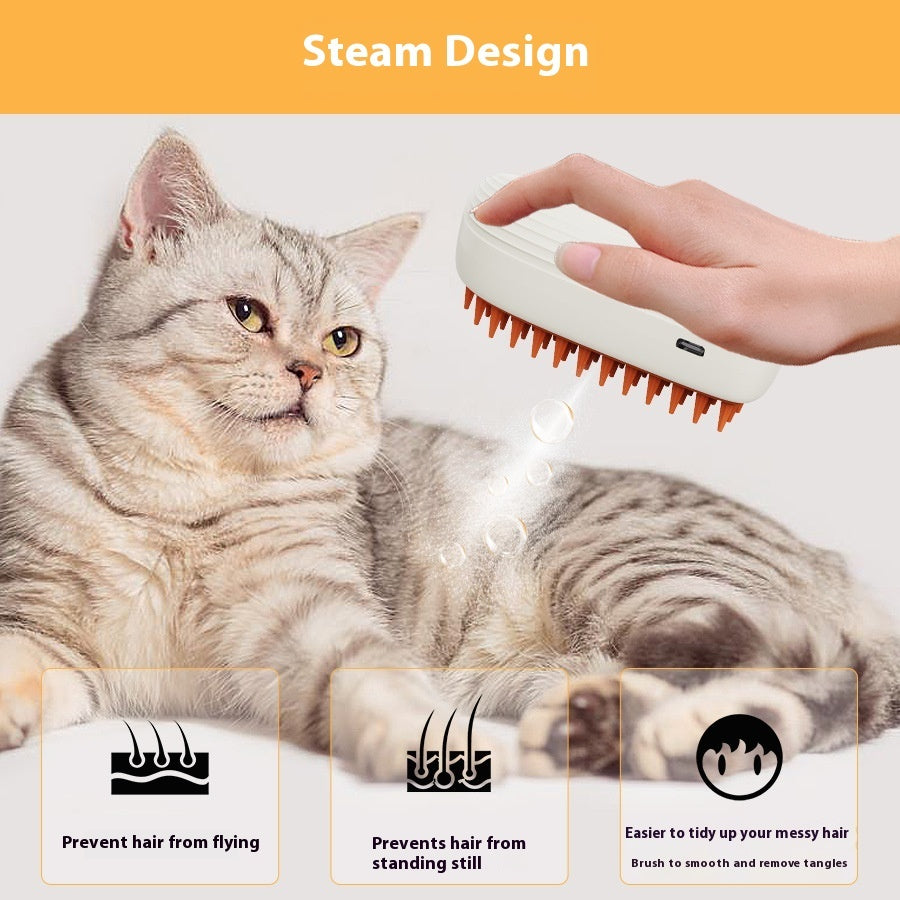 Steam Brush Spray Massage Comb