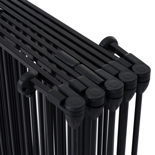 200 Adjustable Safety Gate 8 Panels Play Yard Metal Doorways Fireplace Fence Christmas Tree Fence Gate For House Stairs Gate Prohibited Area Fenc